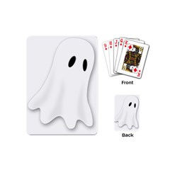 Ghost Boo Halloween Spooky Haunted Playing Cards (mini) by Sudhe