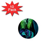 Digital Art Woman Body Part Photo 1  Mini Buttons (10 Pack)  by dflcprintsclothing