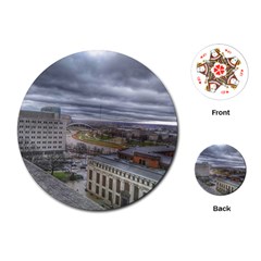 Ohio Supreme Court View Playing Cards (round) by Riverwoman