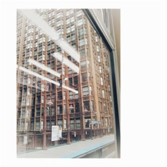 Chicago L Morning Commute Small Garden Flag (two Sides) by Riverwoman