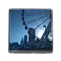 Navy Pier Chicago Memory Card Reader (square 5 Slot) by Riverwoman