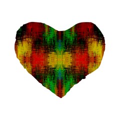 Ml 144 Standard 16  Premium Heart Shape Cushions by ArtworkByPatrick