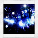 Tardis Background Space Canvas 8  x 10  8.15 x9.66  Canvas - 1