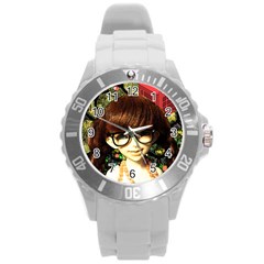 Olivia In The Fields Round Plastic Sport Watch (l) by snowwhitegirl
