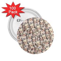 Vintage Singing Heads 2 25  Buttons (100 Pack)  by snowwhitegirl