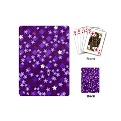Textile Cross Pattern Square Playing Cards (mini) by Pakrebo
