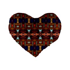 Ml 171 Standard 16  Premium Heart Shape Cushions by ArtworkByPatrick