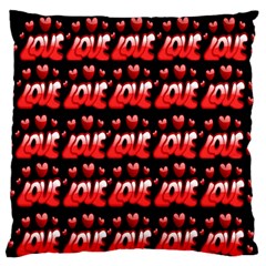 Love 2 Standard Flano Cushion Case (two Sides) by ArtworkByPatrick