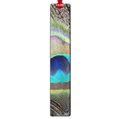 Peacock Feather Close Up Macro Large Book Marks by Pakrebo