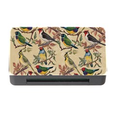 Vintage Birds Memory Card Reader With Cf by Valentinaart