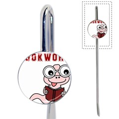 Literal Bookworm Book Mark by emeraldwolfpress