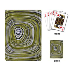 Electric Field Art Iv Playing Cards Single Design by okhismakingart