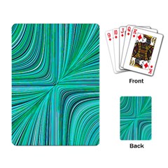 Electric Field Art Xxxi Playing Cards Single Design by okhismakingart
