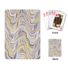 Electric Field Art Xxxvii Playing Cards Single Design by okhismakingart