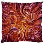 Electric Field Art LIII Large Flano Cushion Case (Two Sides) Back
