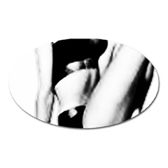 Pinup Girl Oval Magnet by StarvingArtisan
