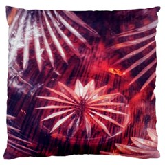 Faded Crystal Flower Large Cushion Case (one Side) by okhismakingart