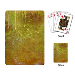 Lake Reflection Playing Cards Single Design by okhismakingart