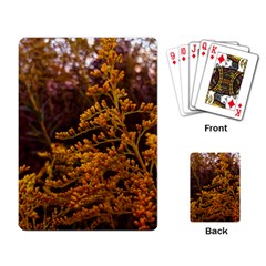 Goldenrod Version Ii Playing Cards Single Design by okhismakingart