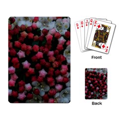 Floral Stars Playing Cards Single Design by okhismakingart