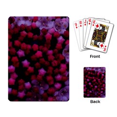 Floral Stars -purple Playing Cards Single Design by okhismakingart