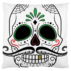 Day Of The Dead Skull Sugar Skull Standard Flano Cushion Case (one Side) by Sudhe
