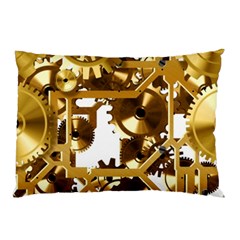 Cogs Gears Tiling Cogwheel Pillow Case (two Sides) by Pakrebo