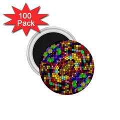 Color Mosaic Background Wall 1 75  Magnets (100 Pack)  by Pakrebo