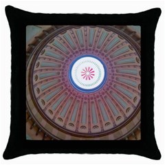 Statehouse Rotunda Throw Pillow Case (black) by Riverwoman