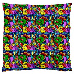 Graffiti 3 1 Large Flano Cushion Case (two Sides) by ArtworkByPatrick