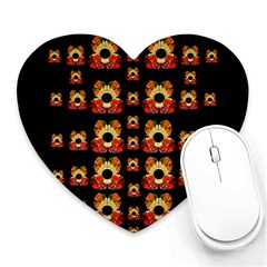 Sweets And  Candy As Decorative Heart Mousepads by pepitasart