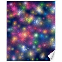 Abstract Background Graphic Space Canvas 11  X 14  by Bajindul
