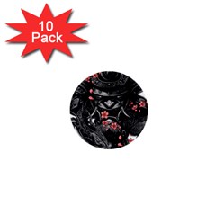 Sleeve Tattoo  Samurai 1  Mini Buttons (10 Pack)  by Sudhe