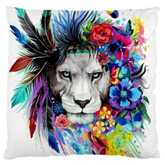 Art Drawing Poster Painting The Lion King Standard Flano Cushion Case (one Side) by Sudhe