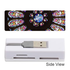 Rosette Stained Glass Window Church Memory Card Reader (stick) by Pakrebo