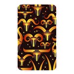 Stylised Horns Black Pattern Memory Card Reader (Rectangular) Front