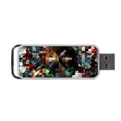 Abstract Texture Desktop Portable Usb Flash (two Sides) by HermanTelo