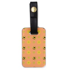 Bee Bug Nature Wallpaper Luggage Tags (one Side)  by HermanTelo