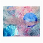 Abstract clouds and moon Small Glasses Cloth (2-Side) Back