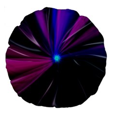 Abstract Background Lightning Large 18  Premium Round Cushions by HermanTelo