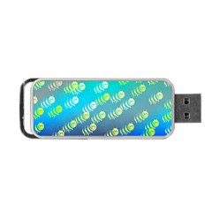 Animal Bee Portable Usb Flash (two Sides) by HermanTelo