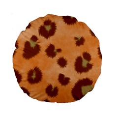 Seamless Tile Background Abstract Standard 15  Premium Round Cushions by HermanTelo
