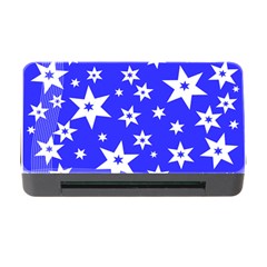 Star Background Pattern Advent Memory Card Reader With Cf by HermanTelo