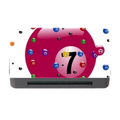 Billiard Ball Ball Game Pink Memory Card Reader With Cf by HermanTelo