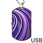Circle Concentric Render Metal Dog Tag USB Flash (One Side) Front