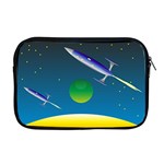 Rocket Spaceship Space Apple MacBook Pro 17  Zipper Case Front