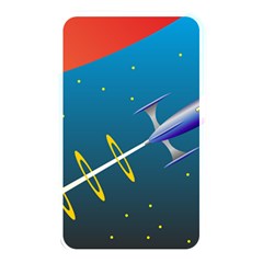 Rocket Spaceship Space Galaxy Memory Card Reader (rectangular) by HermanTelo