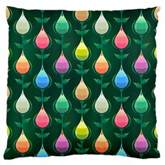 Tulips Seamless Pattern Background Standard Flano Cushion Case (one Side) by HermanTelo
