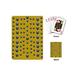 Mistletoe In Wood Playing Cards (mini) by pepitasart
