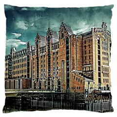 Architecture City Building Travel Standard Flano Cushion Case (two Sides) by Pakrebo